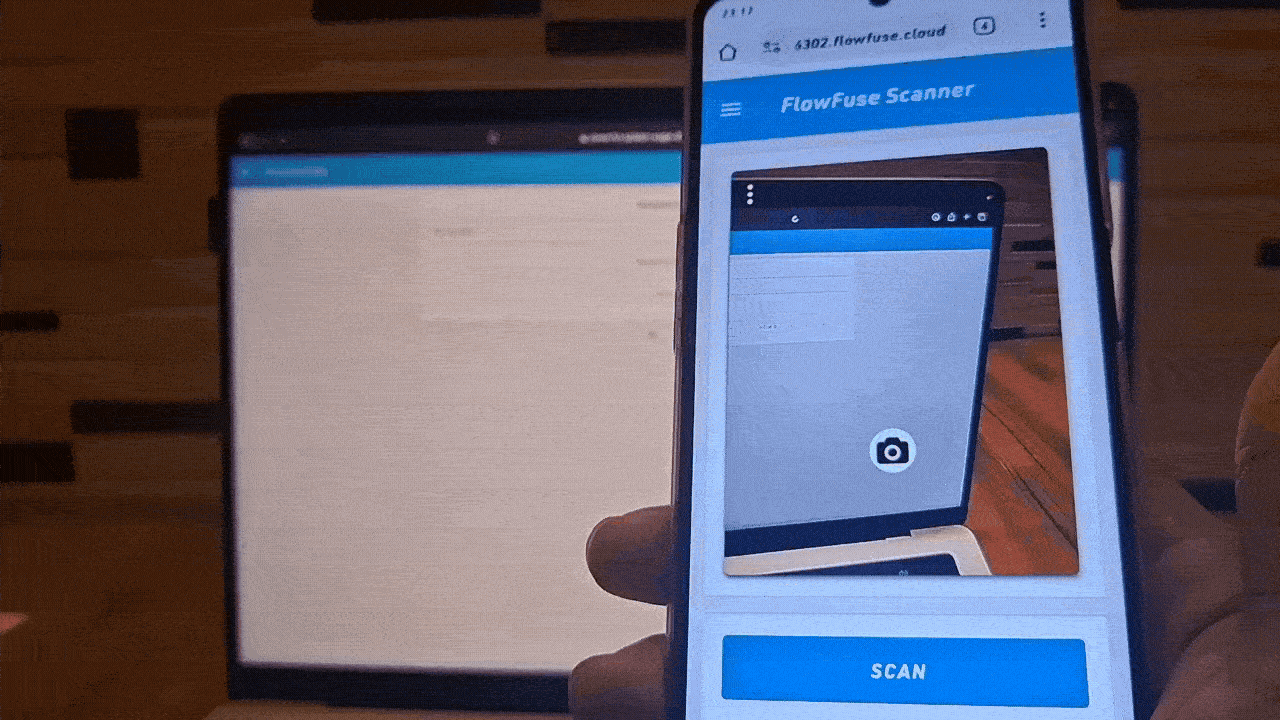 Label Scanner Built with FlowFuse